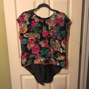 Floral anthro top